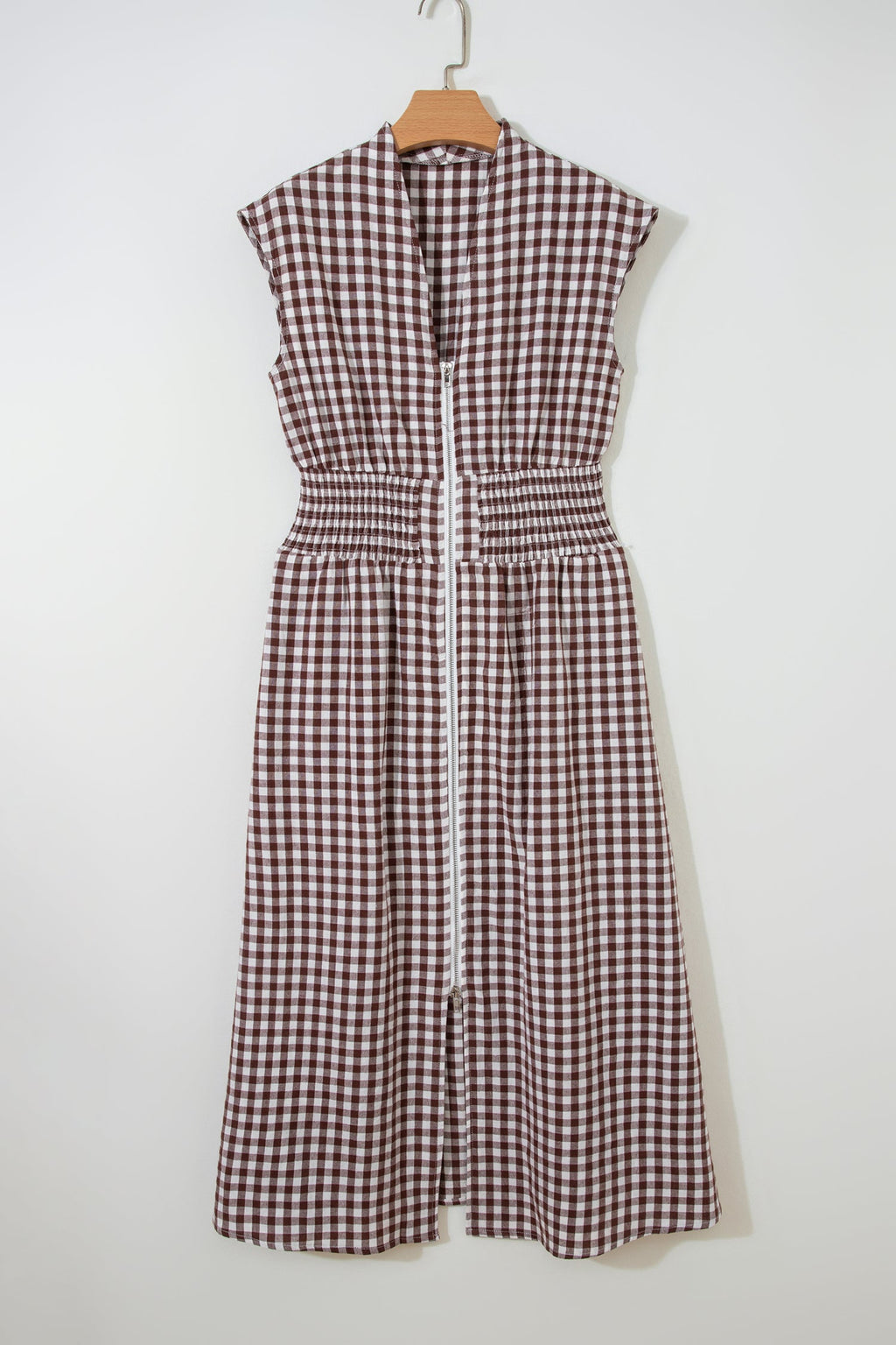 The Lily Jane Gingham Plaid Zip Dress