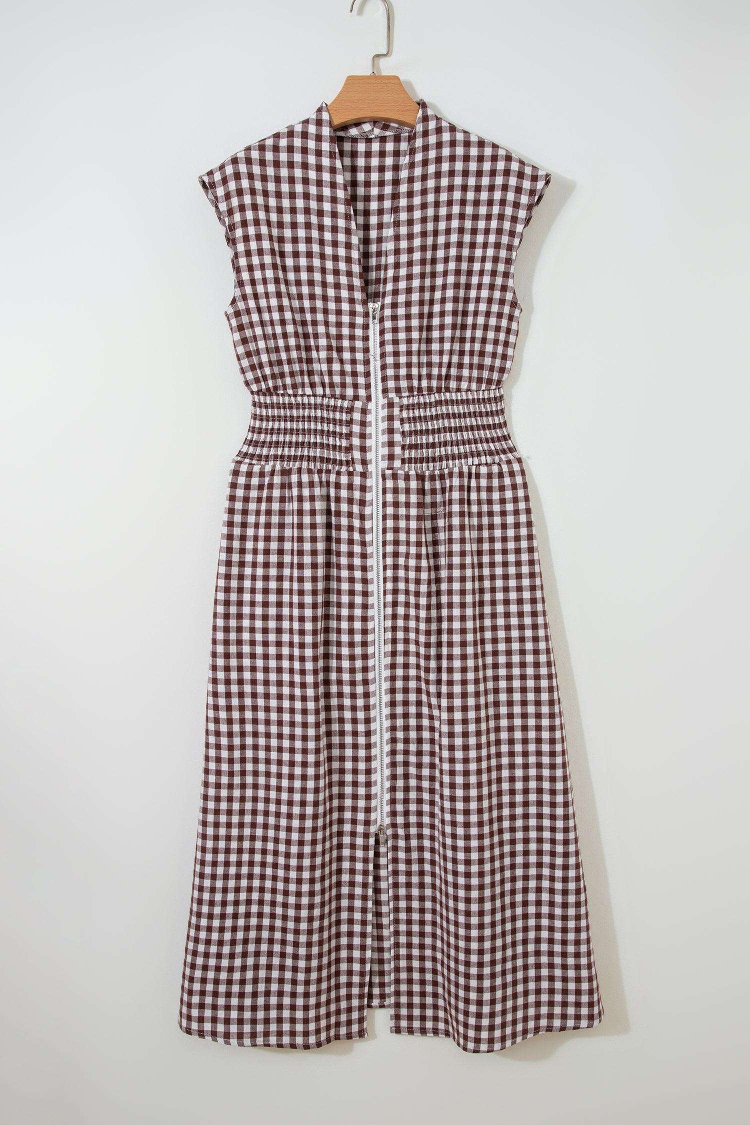 The Lily Jane Gingham Plaid Zip Dress