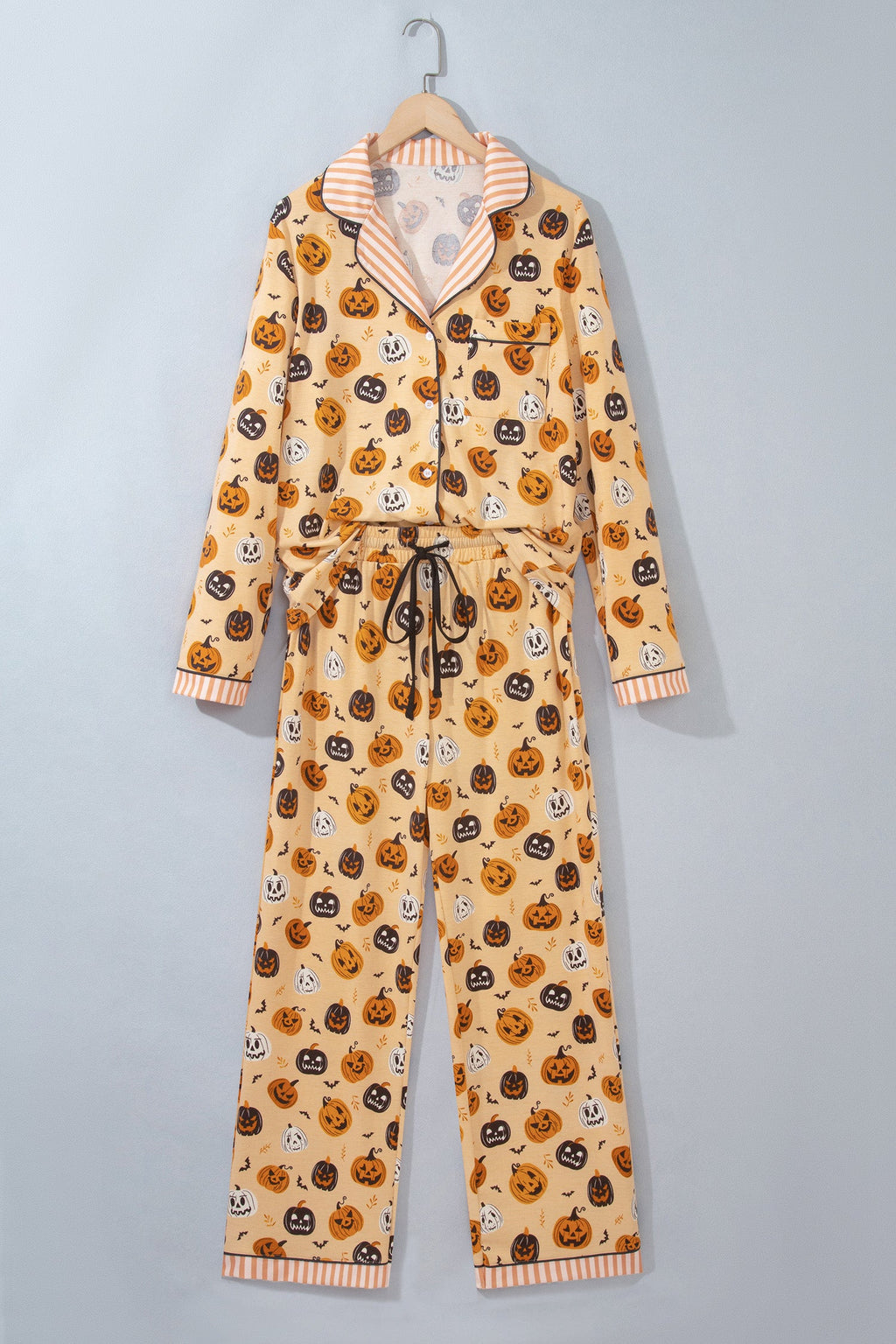 Spooktacular Pumpkin Pajama Set