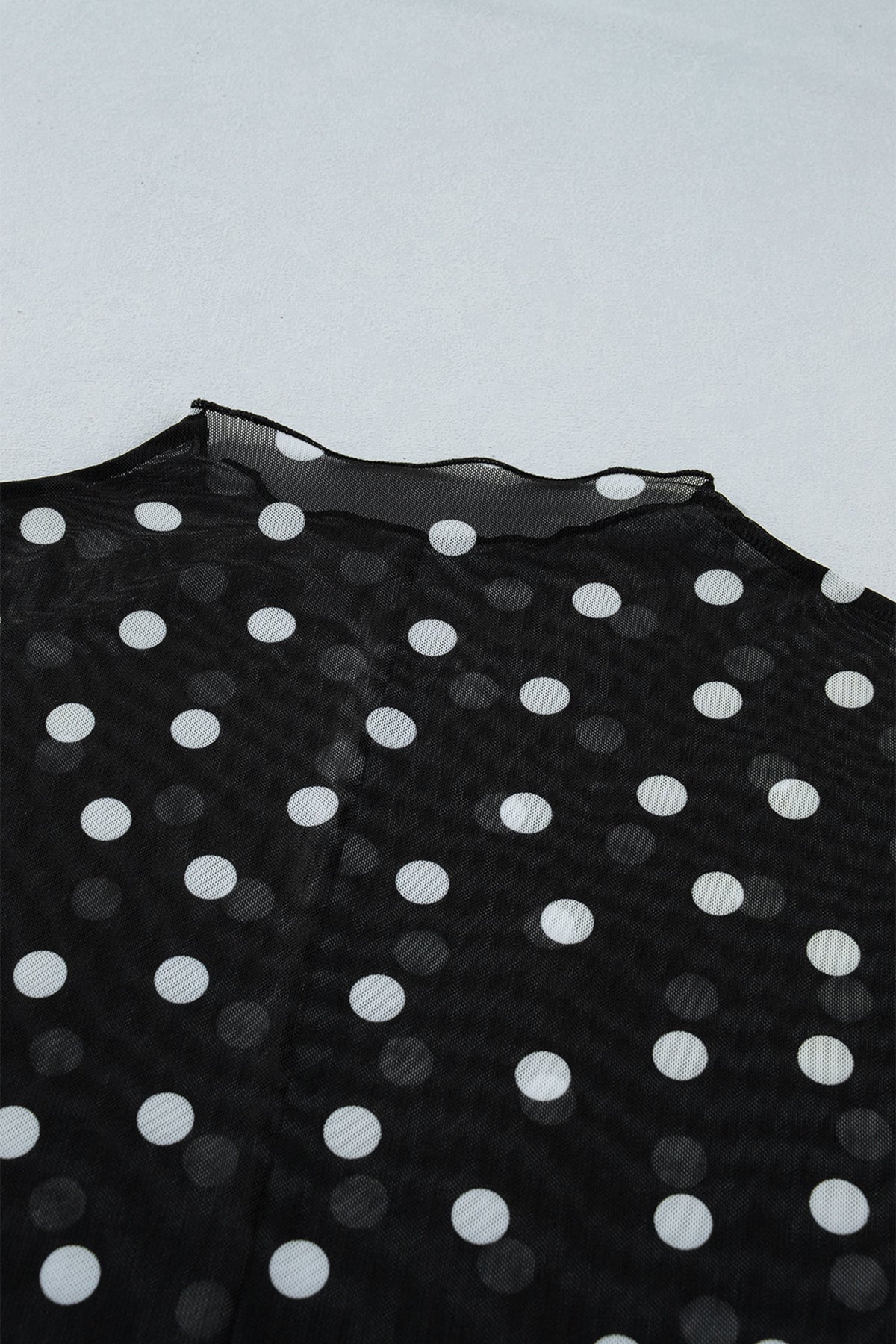 The Millie Polka Dot Mesh Top