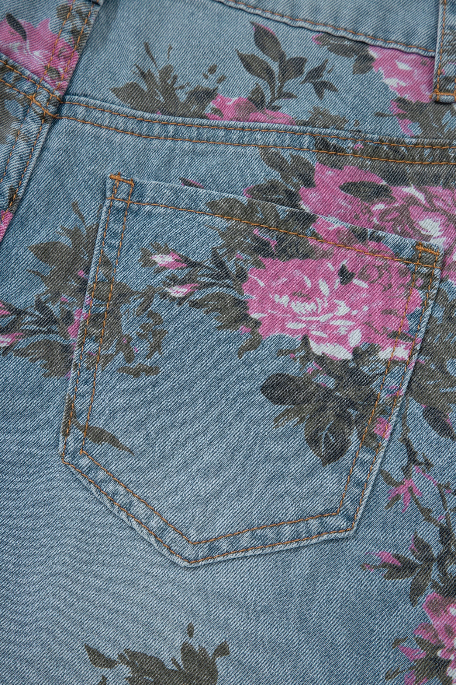 The Kate Rose Floral Denim Jeans