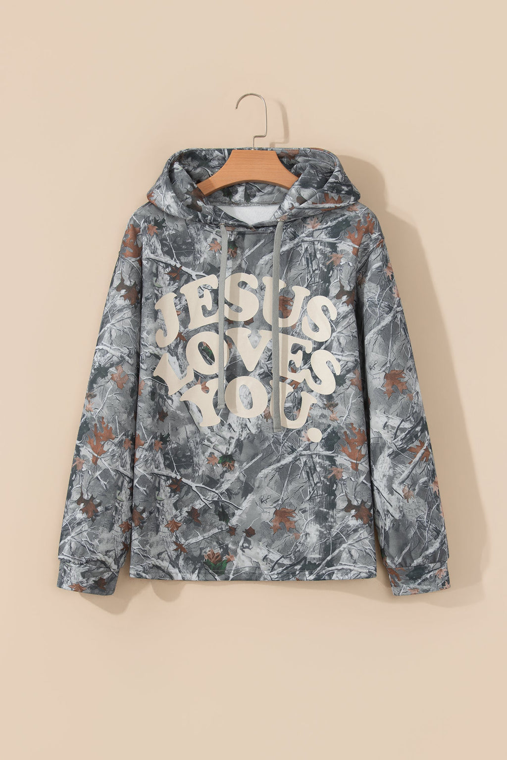 The Jesus Loves You Camo Hoodie