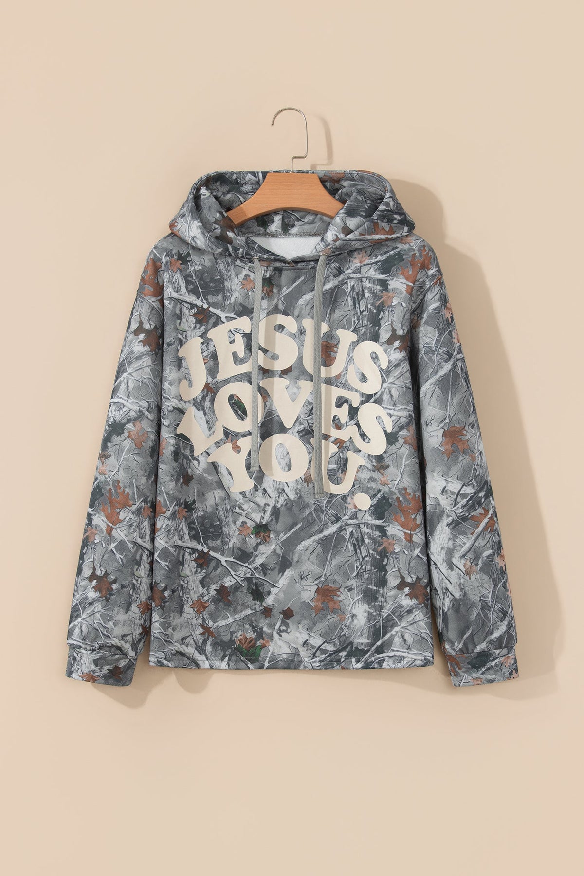 The Jesus Loves You Camo Hoodie