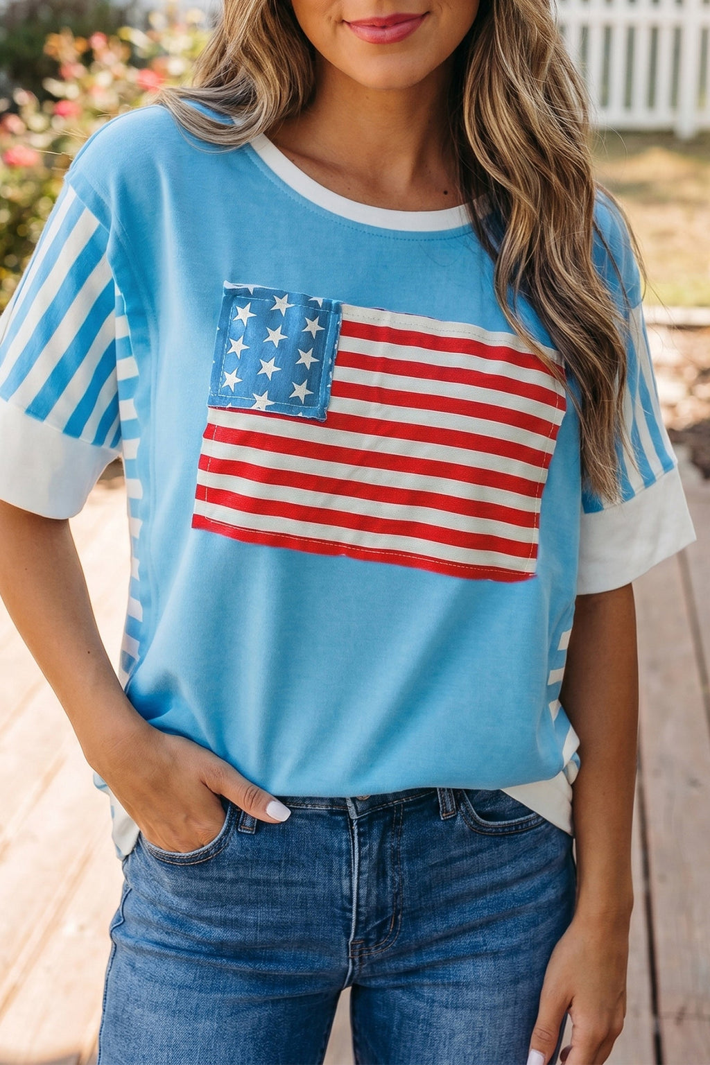 The Felicity Flag Stripe T-Shirt