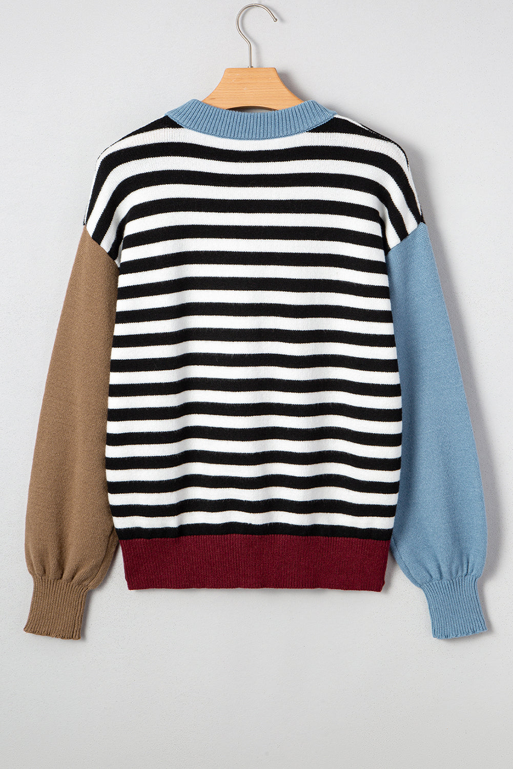 The Collins Colorblock Stripe Sweater
