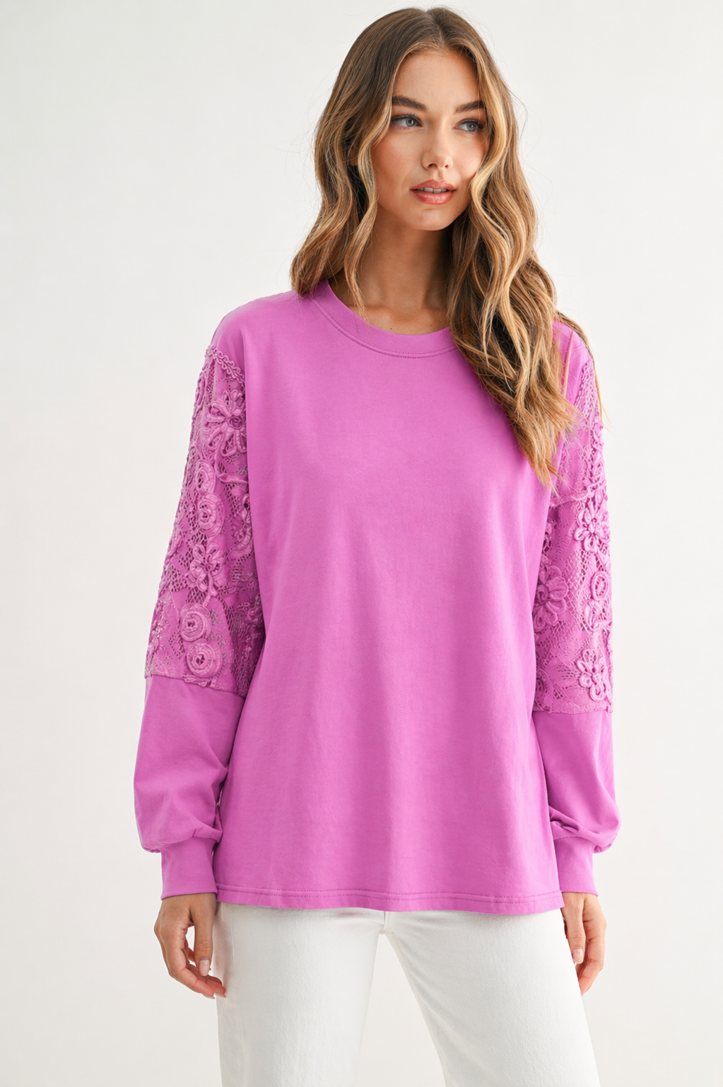 The Kenzie Lace Knit Top