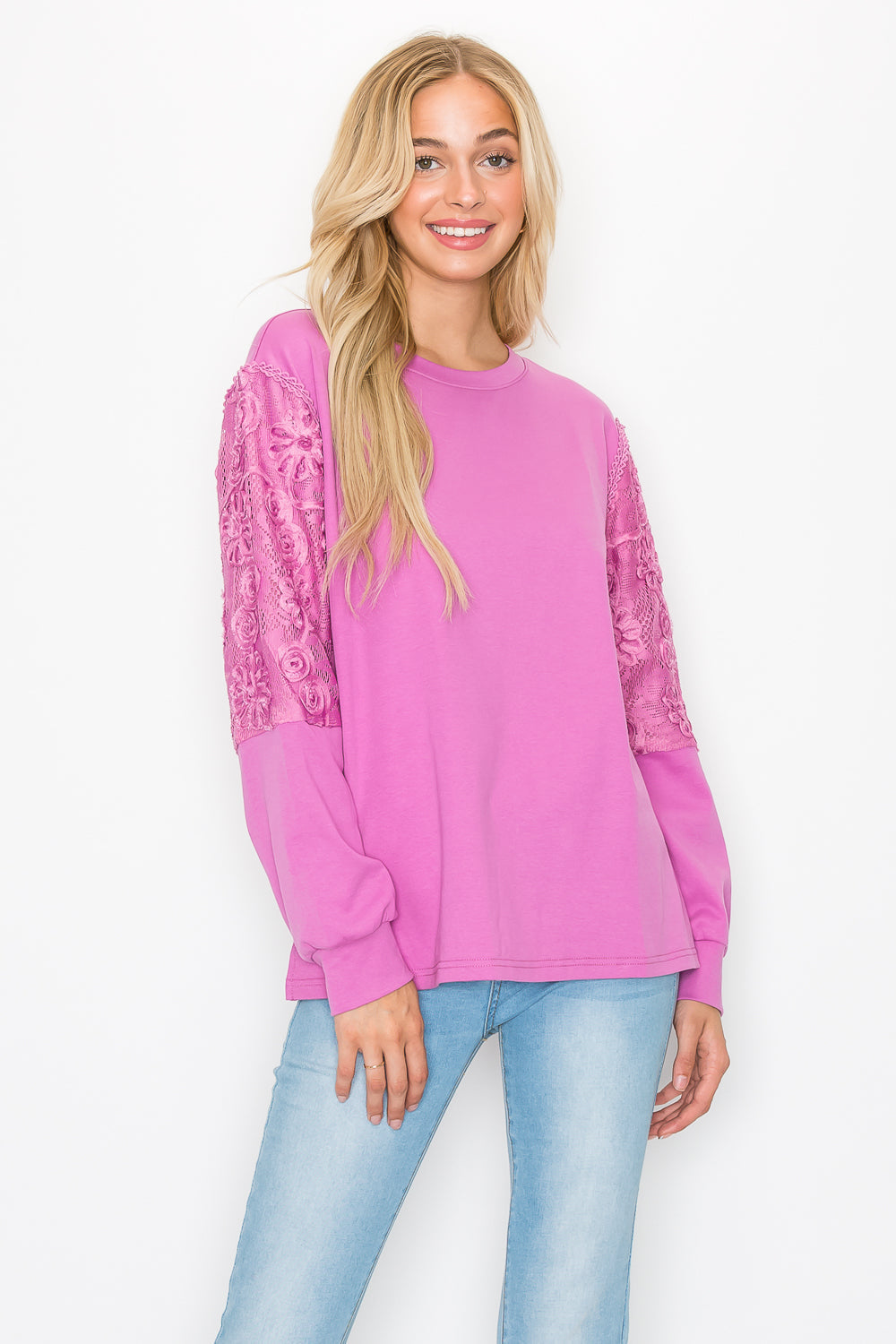 The Kenzie Lace Knit Top