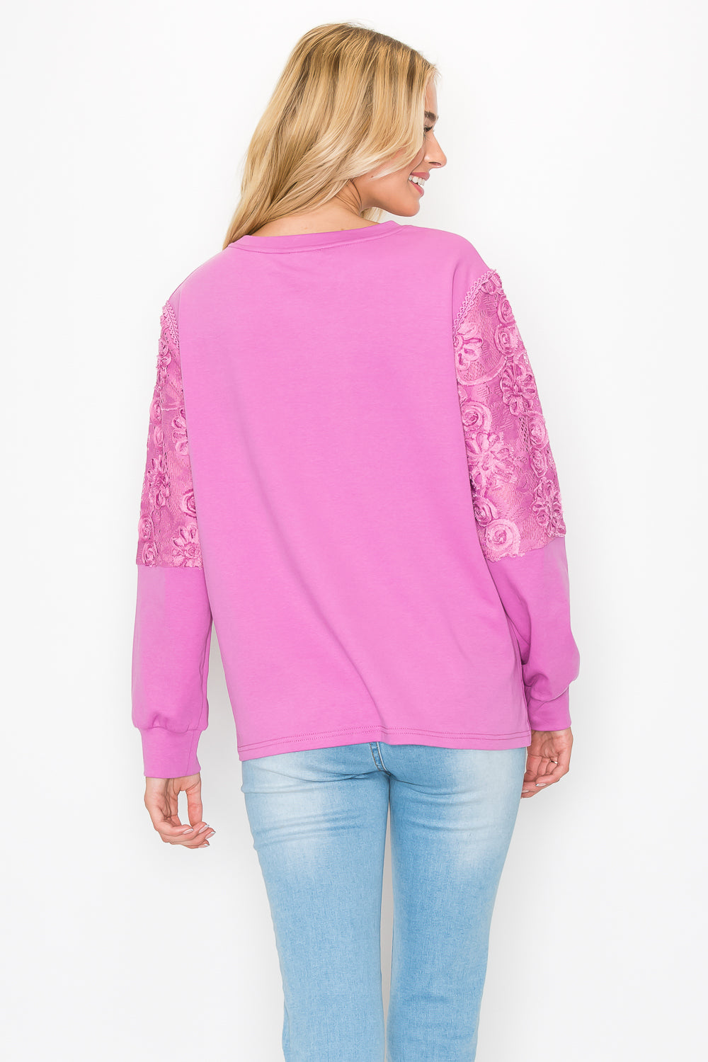 The Kenzie Lace Knit Top
