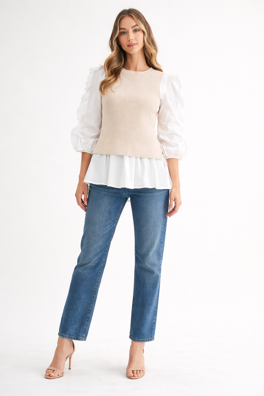 The Wrenley Ruffle Layered Top