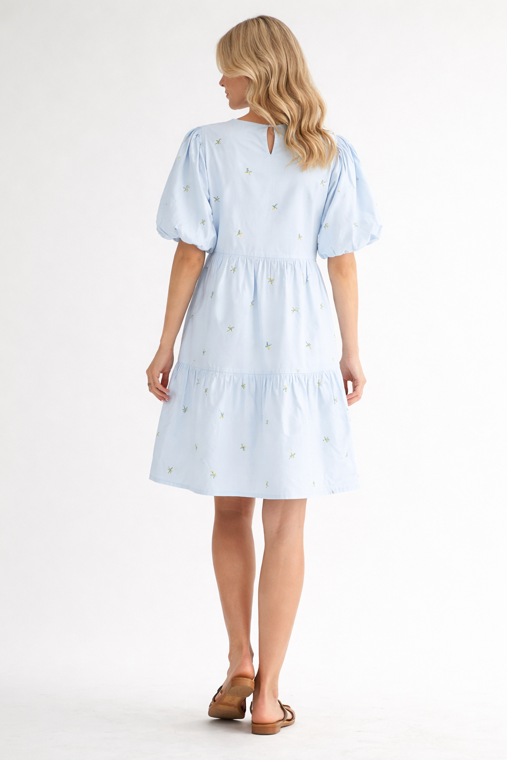 The Blakely Embroidered Cotton Poplin Dress