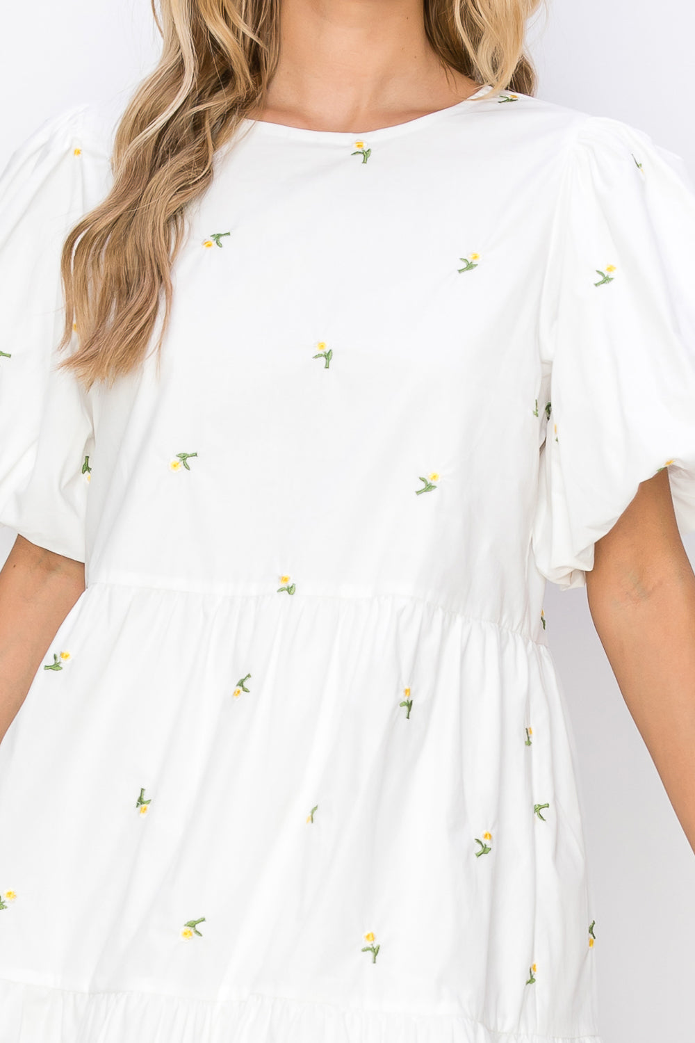 The Blakely Embroidered Cotton Poplin Dress
