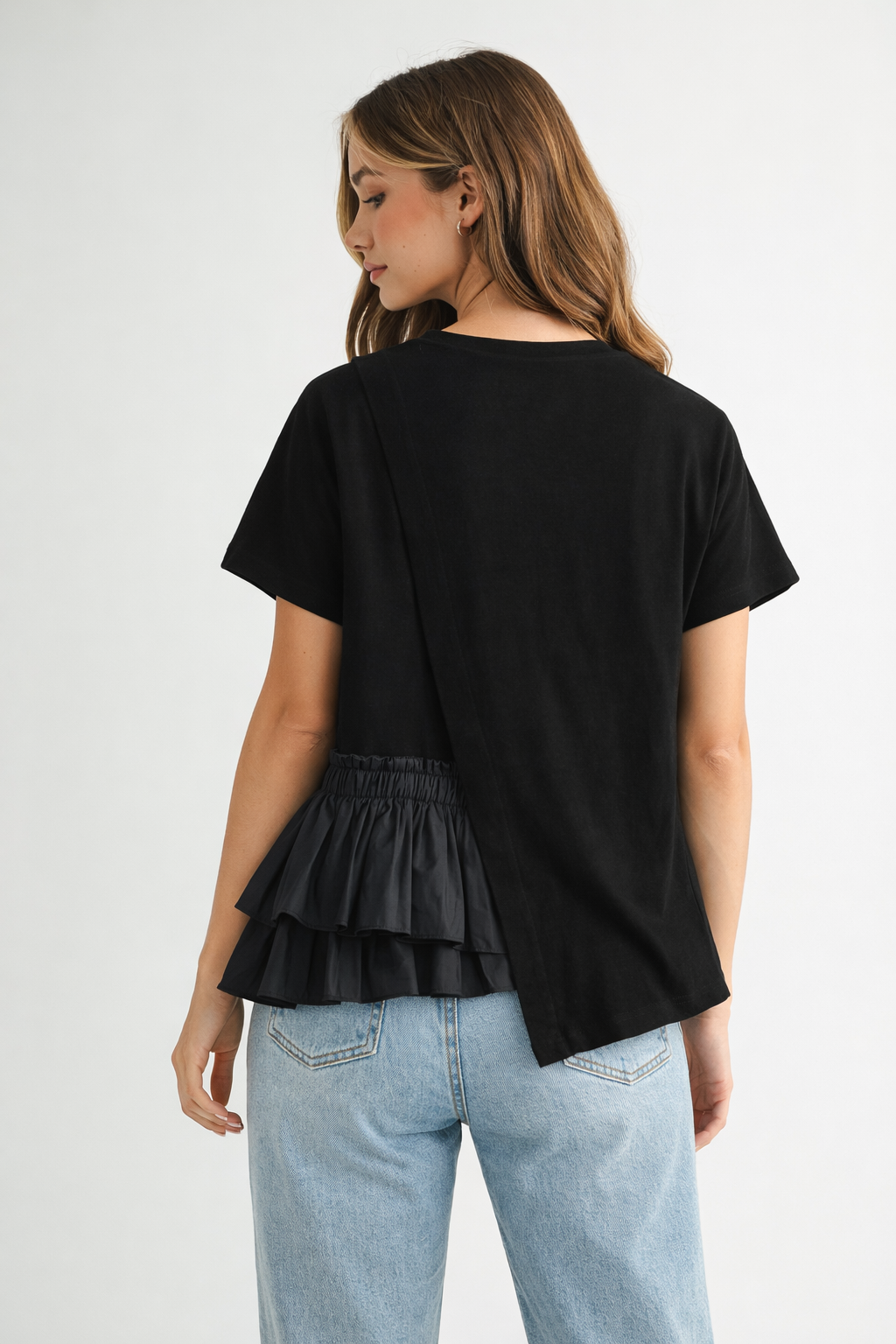 The Amelia Knit Ruffle Top