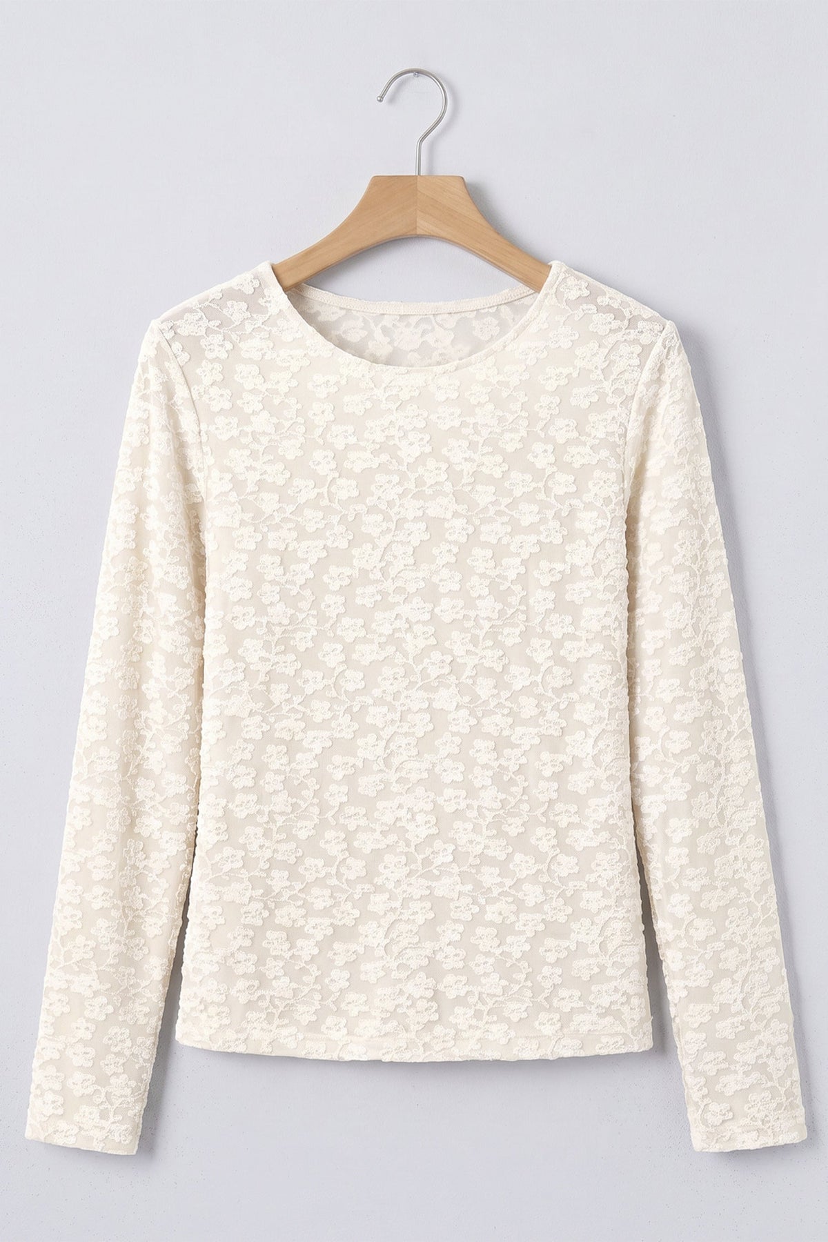 The Elodie Floral Textured Top