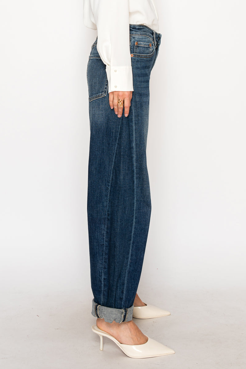 The Kingsley High Rise Barrel Jeans