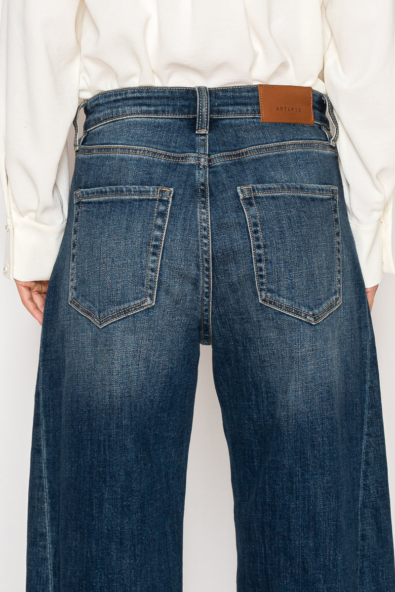 The Kingsley High Rise Barrel Jeans