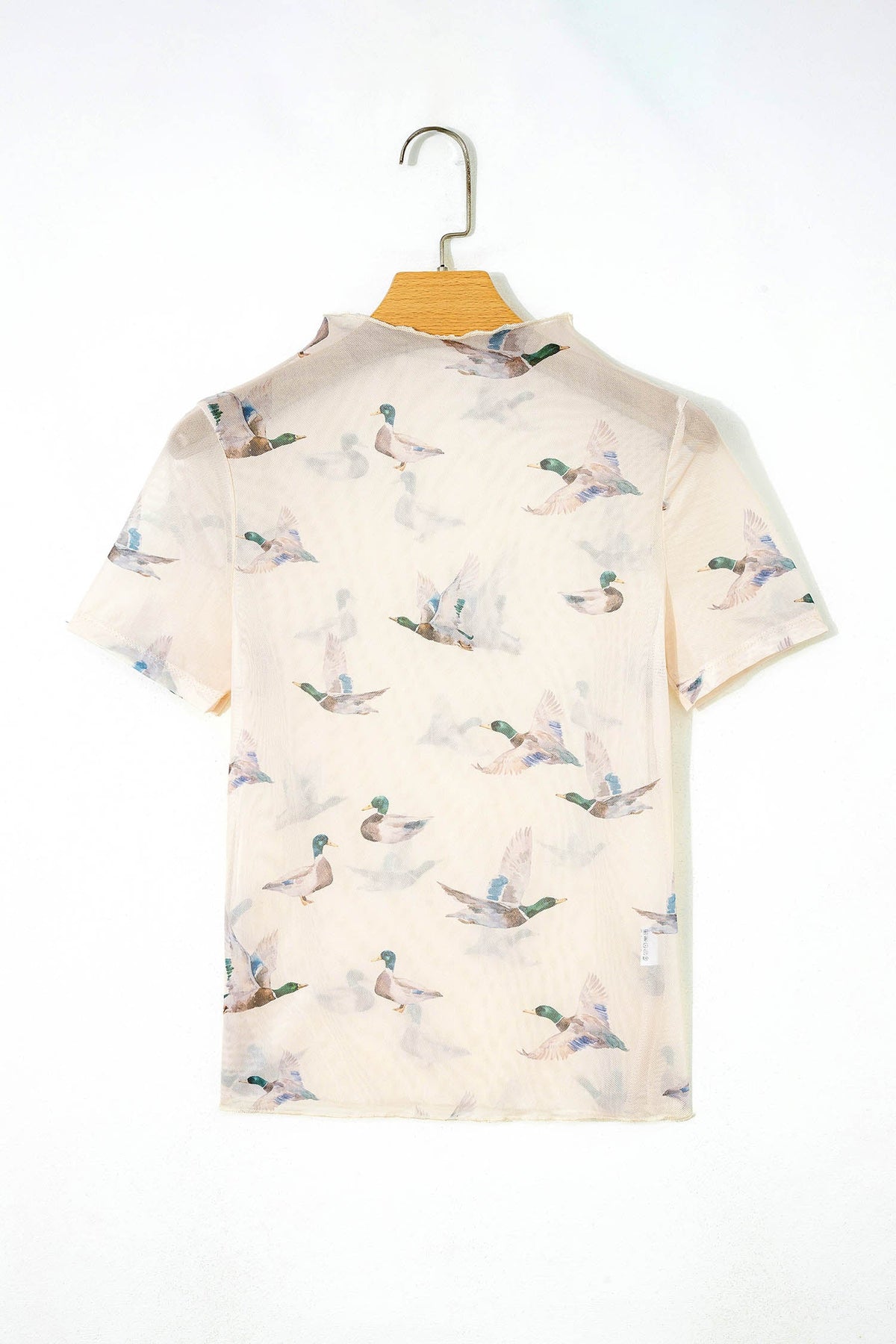 The Madeline Sheer Mallard Mesh Top