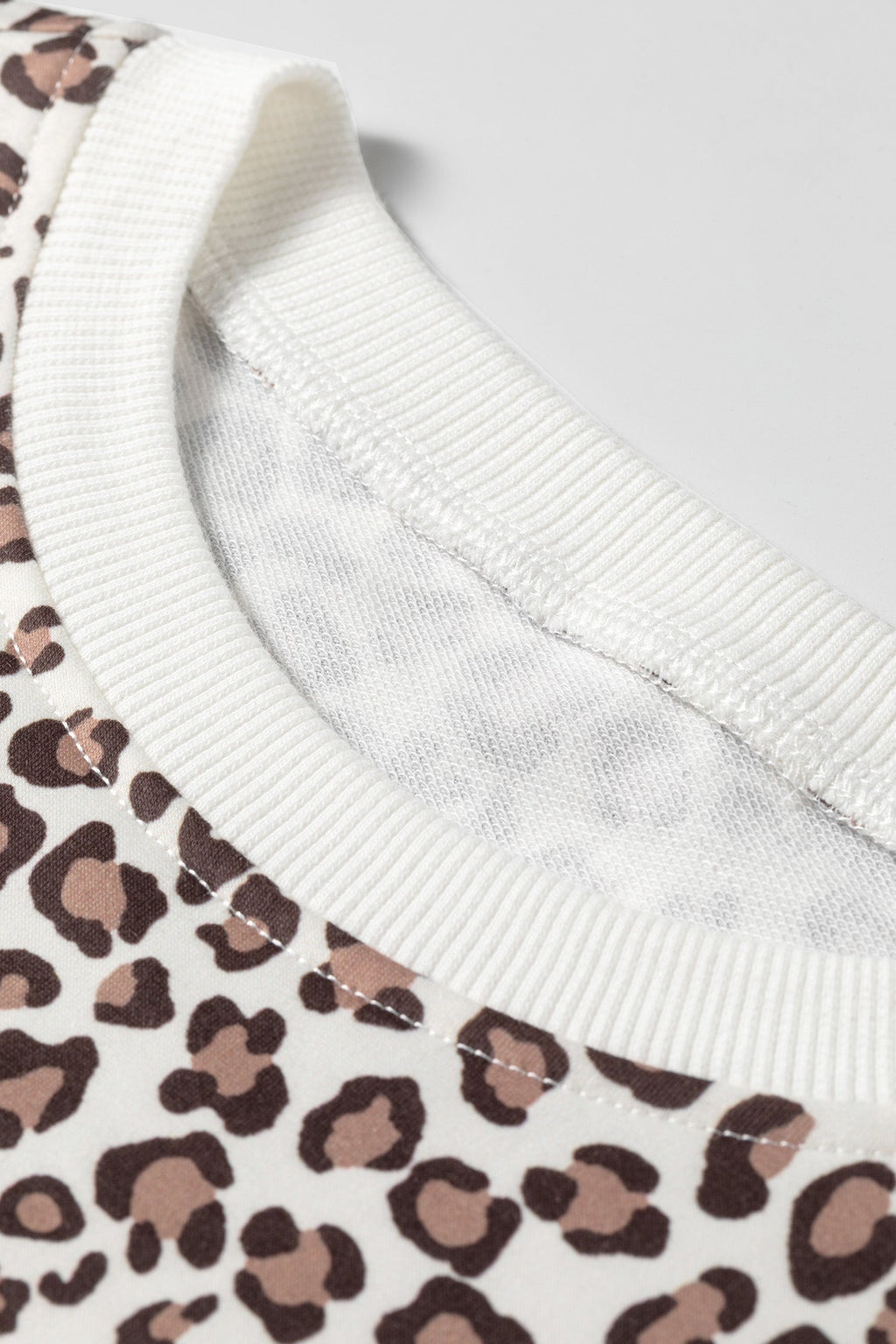 The Madeline Leopard Bow Embroidered Lounge Set