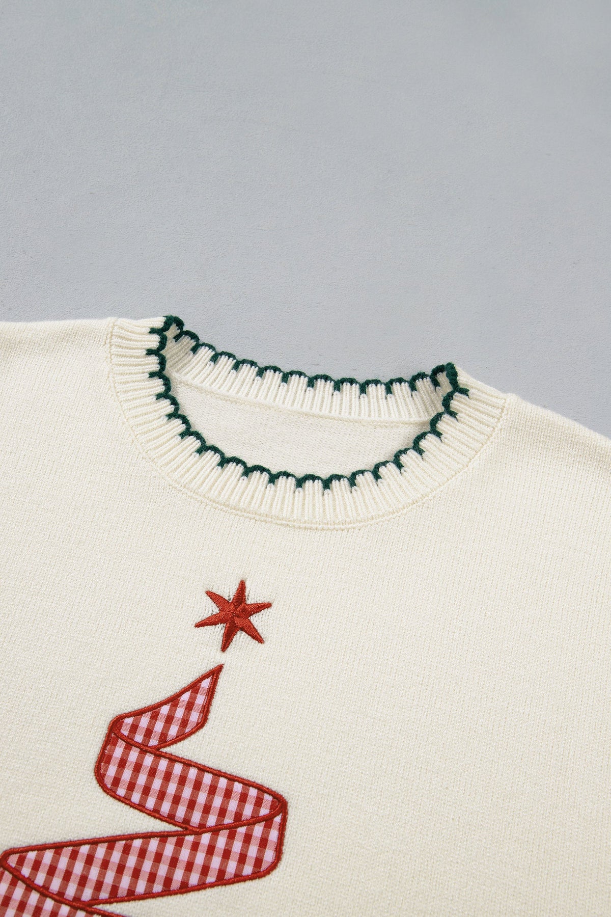 The Merry Plaid Tree Sweater
