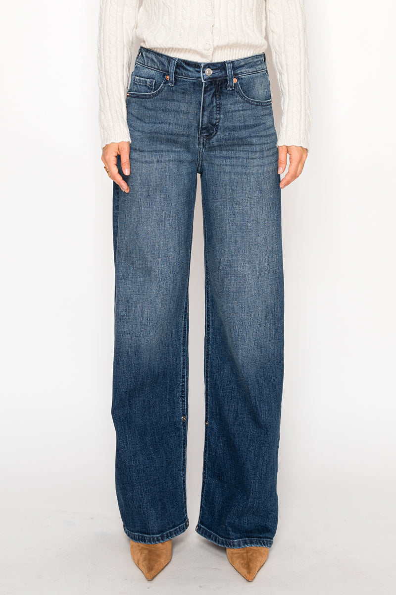 The Collins Tummy Control Wide Leg Jeans