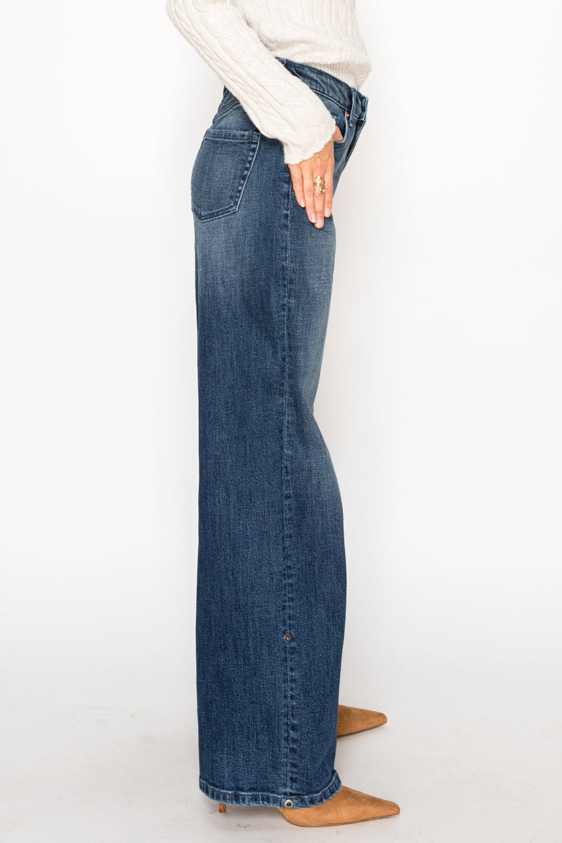 The Collins Tummy Control Wide Leg Jeans