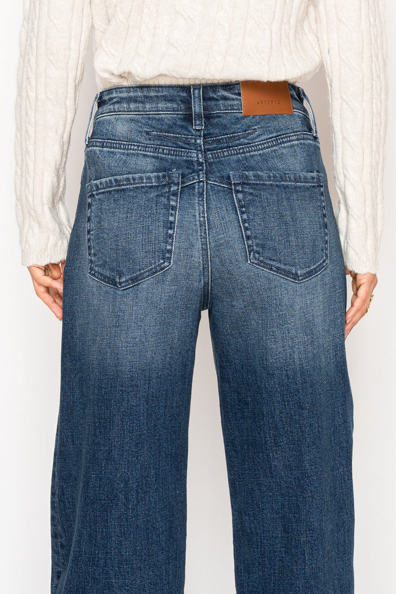 The Collins Tummy Control Wide Leg Jeans
