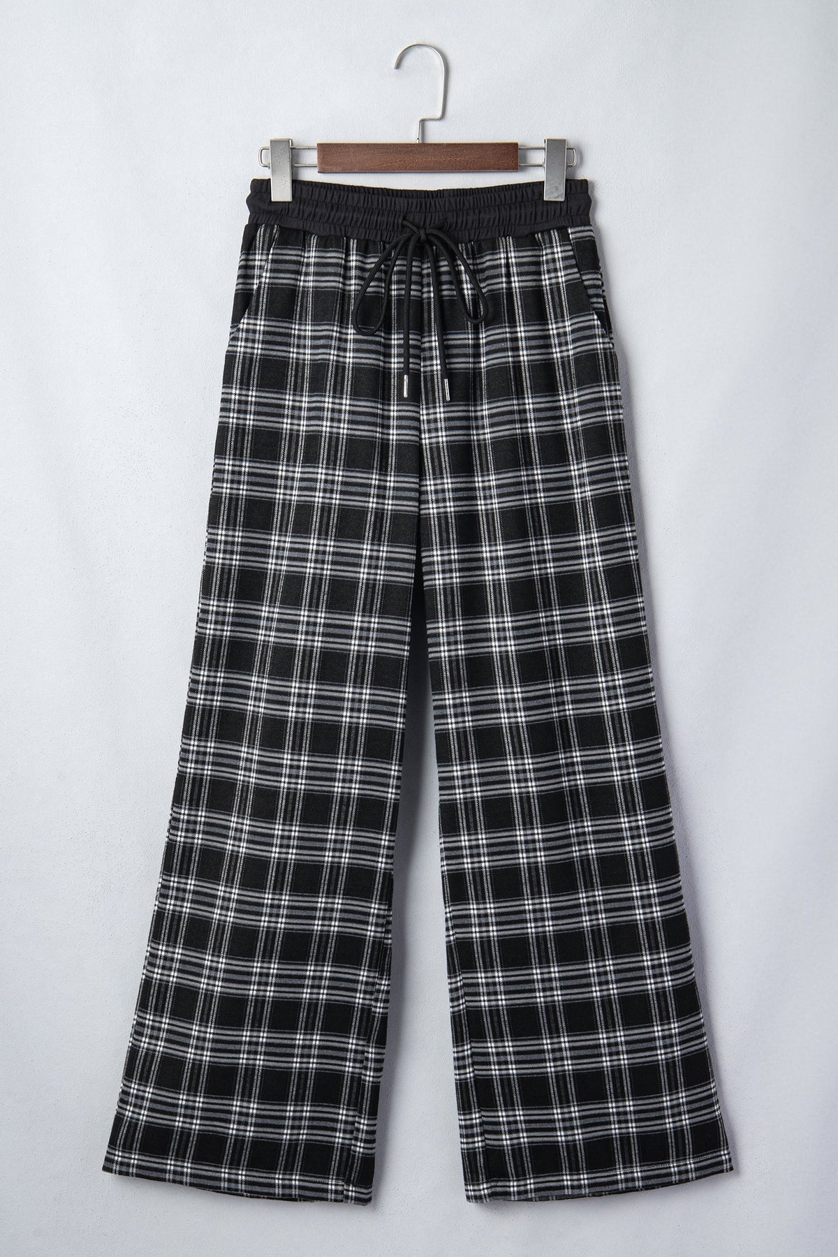 The Mabel Plaid Drawstring Waist Pants