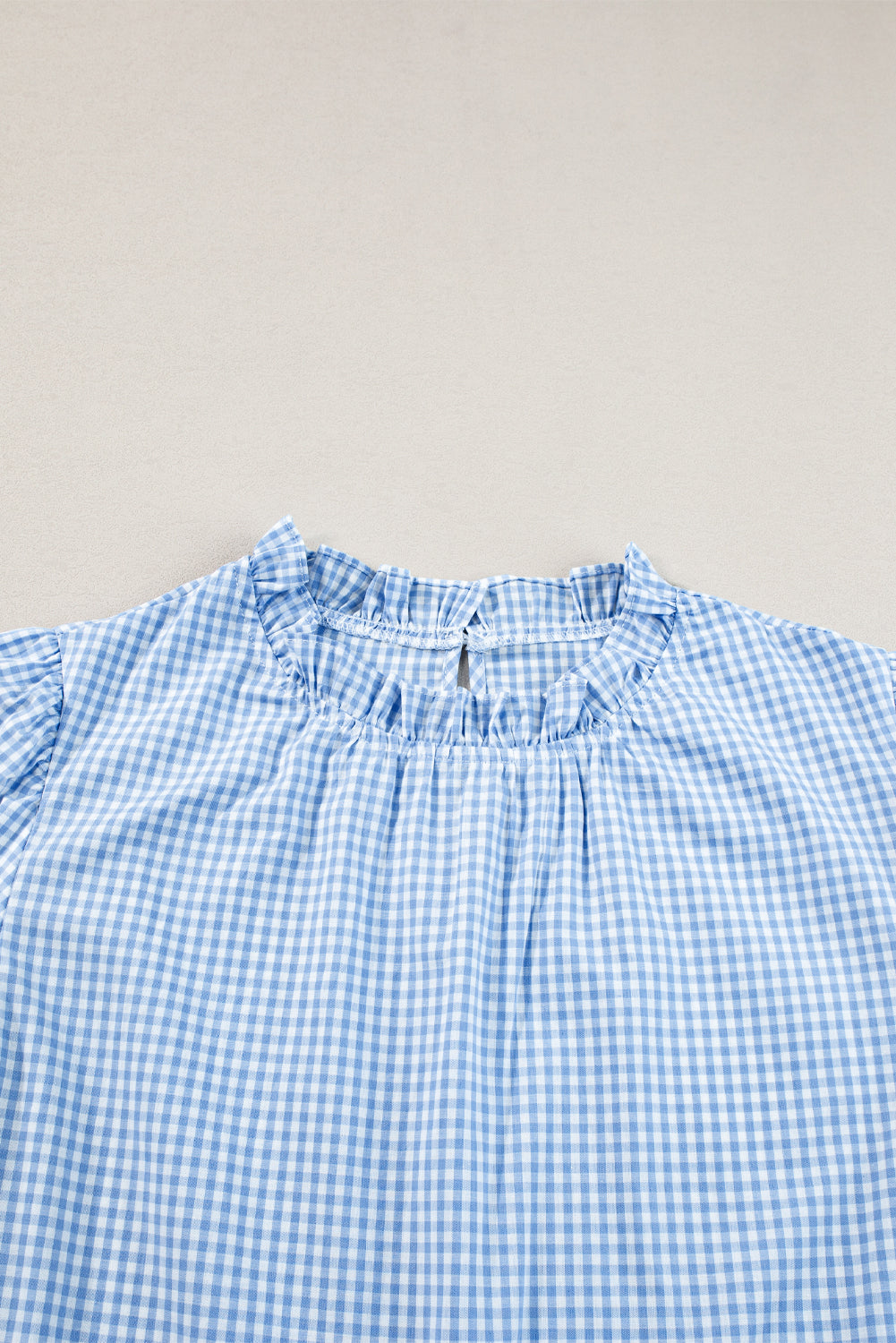 The Daisy Embroidered Gingham Blouse