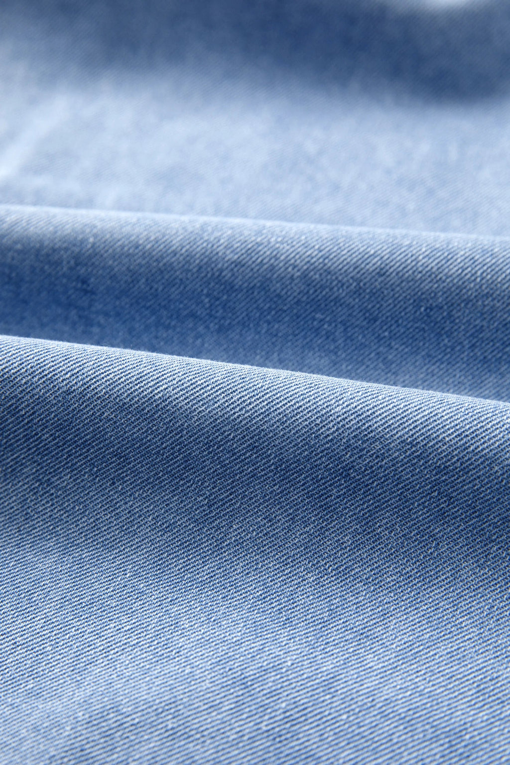 The Teagan Denim Ruffle Sleeve Top