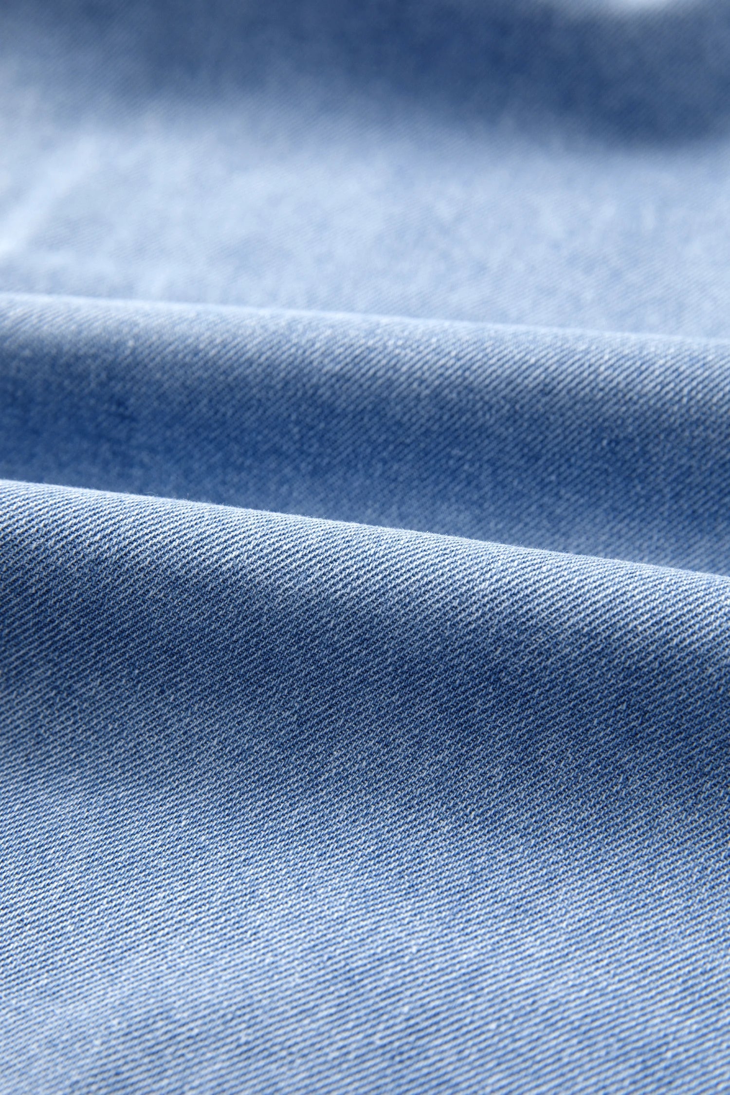 The Teagan Denim Ruffle Sleeve Top