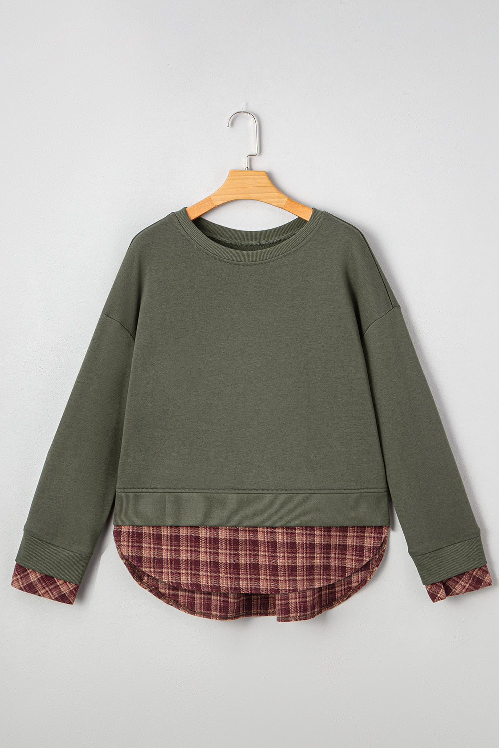 The Fallon Plaid Sweatshirt