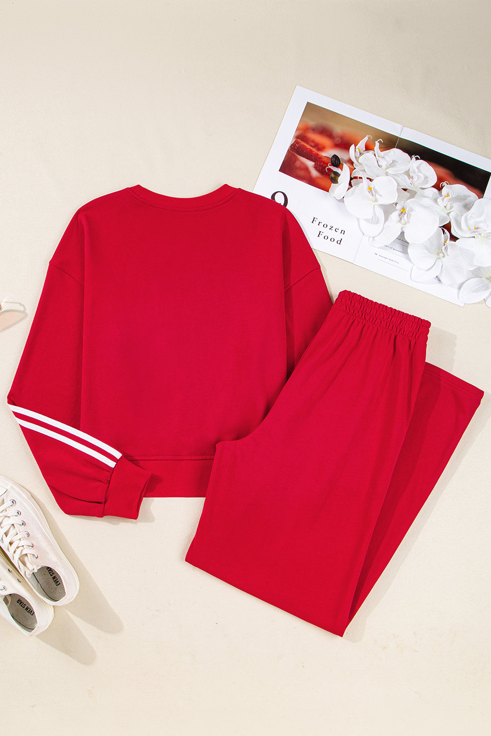The Maggie Stripe Sweat Set