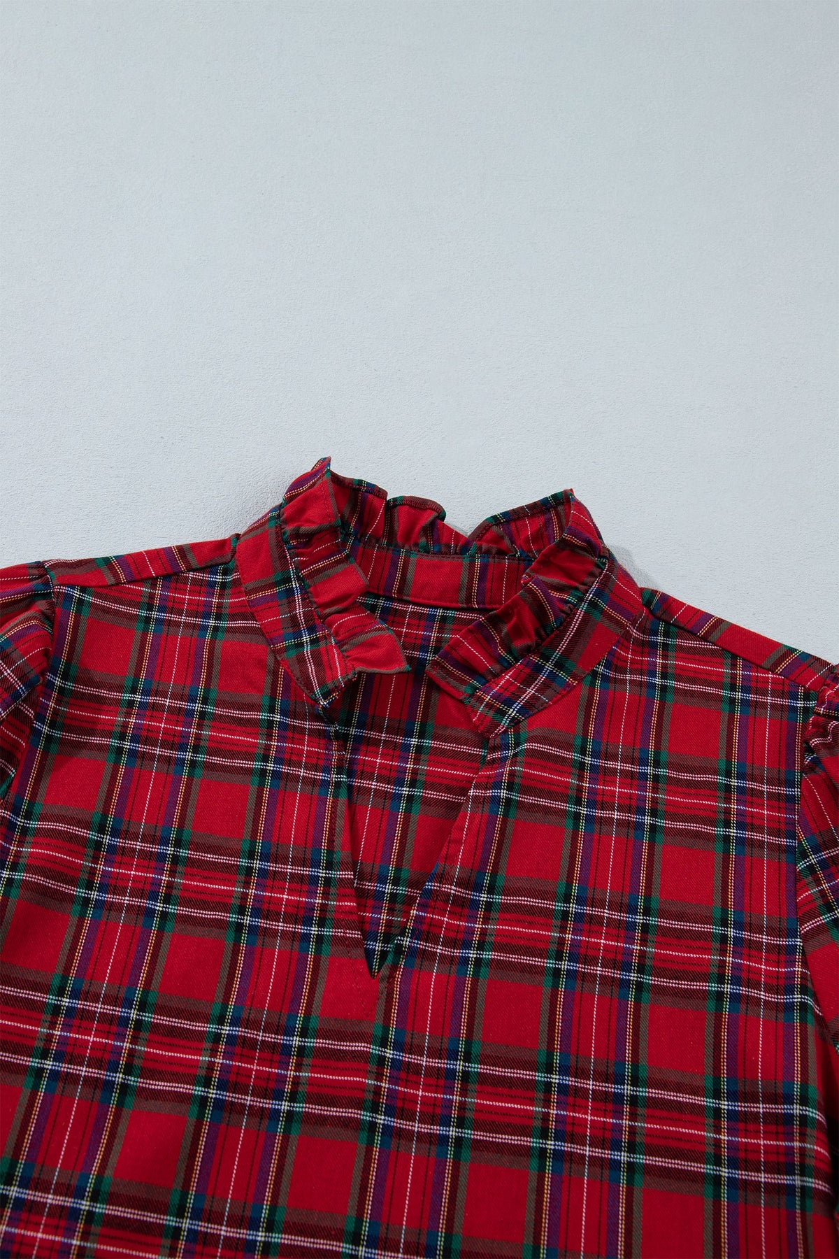 The Cranberry Wish Plaid Dress