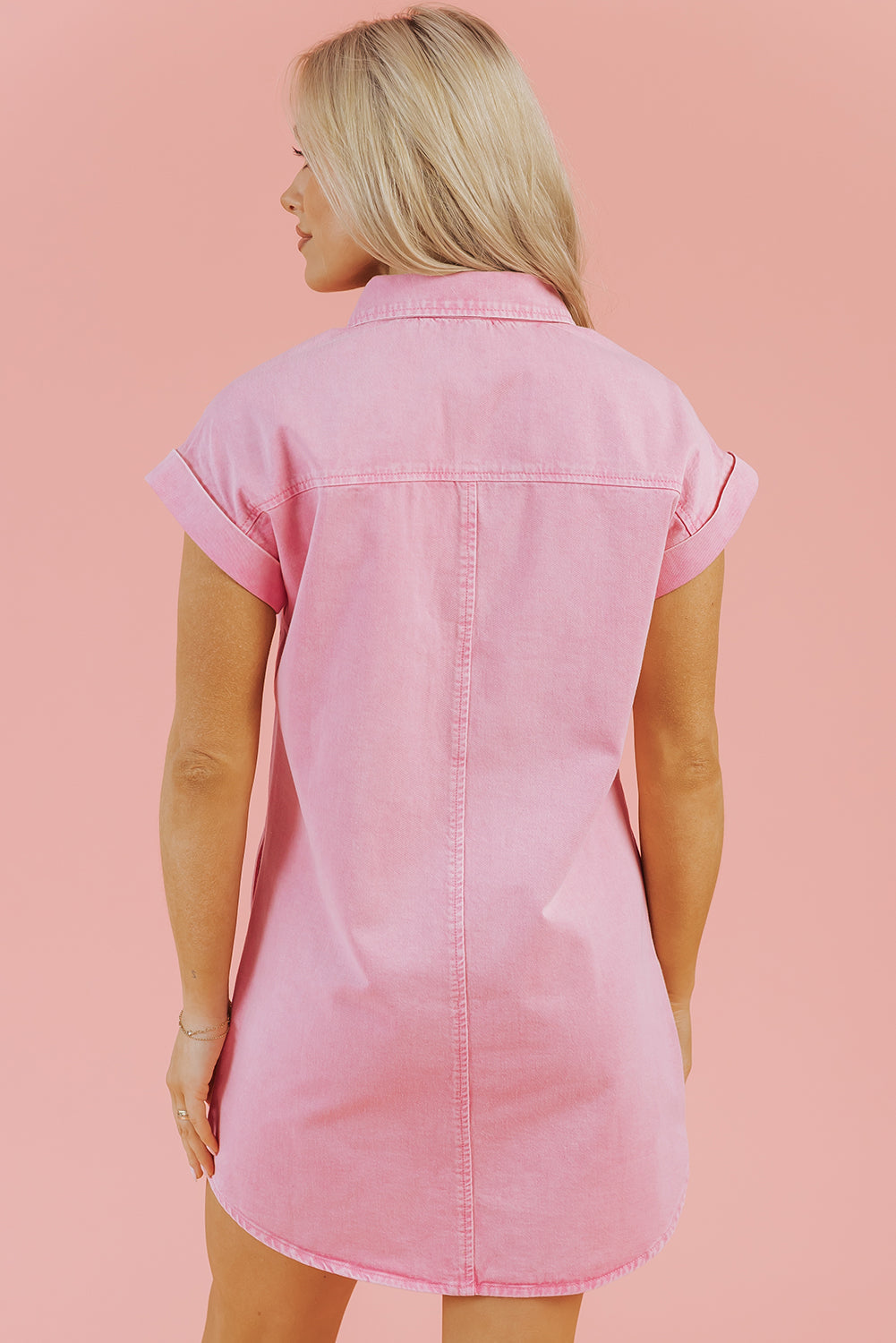 The Taitlyn Denim Shirt Dress