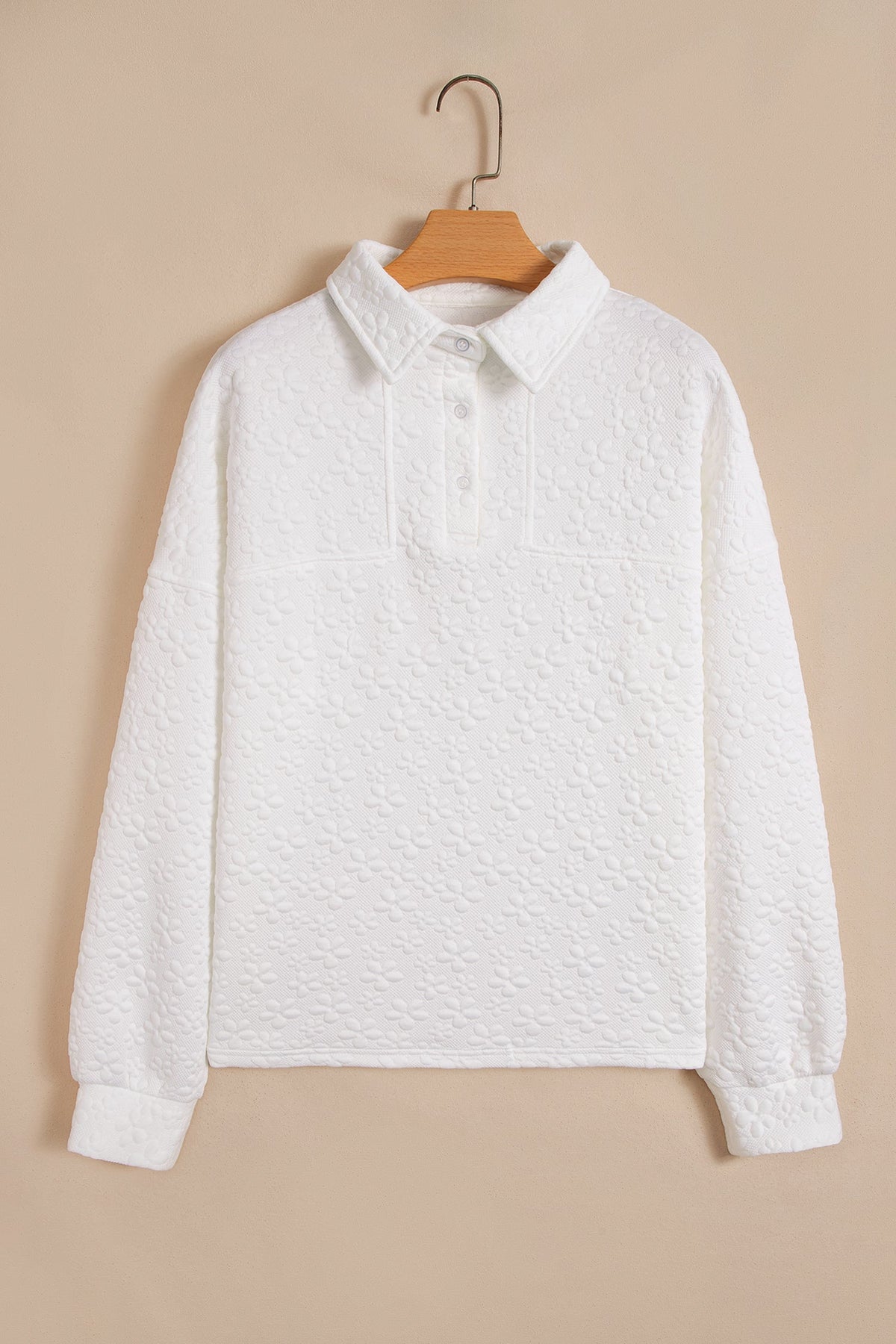 The Waverly Floral Textured Sweatshirt