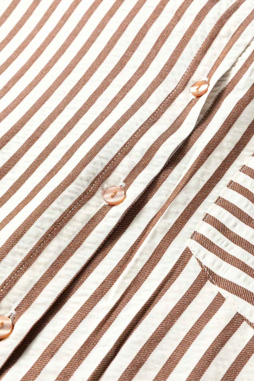 The Lena Stripe Textured  Midi Dress