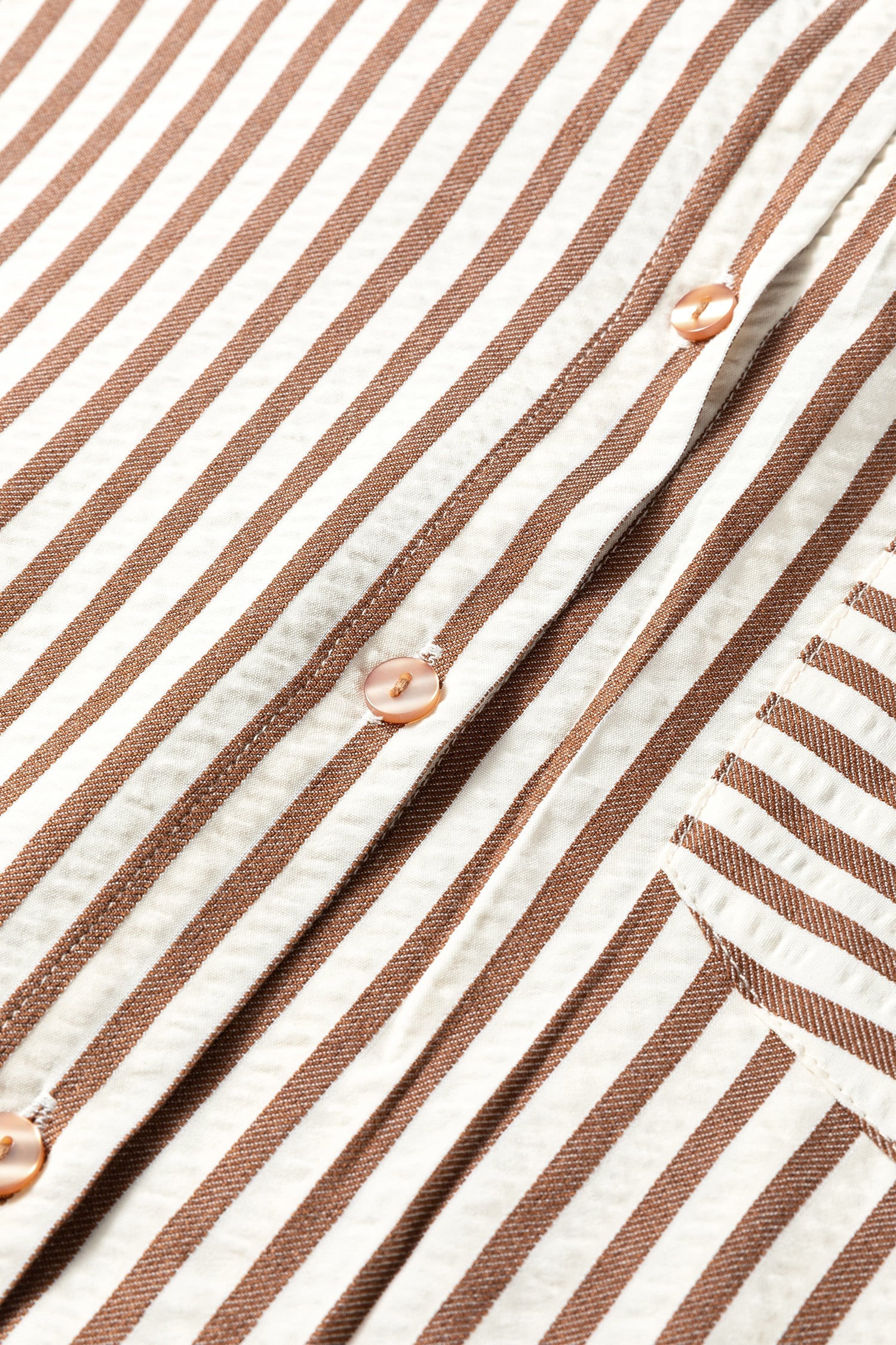 The Lena Stripe Textured  Midi Dress