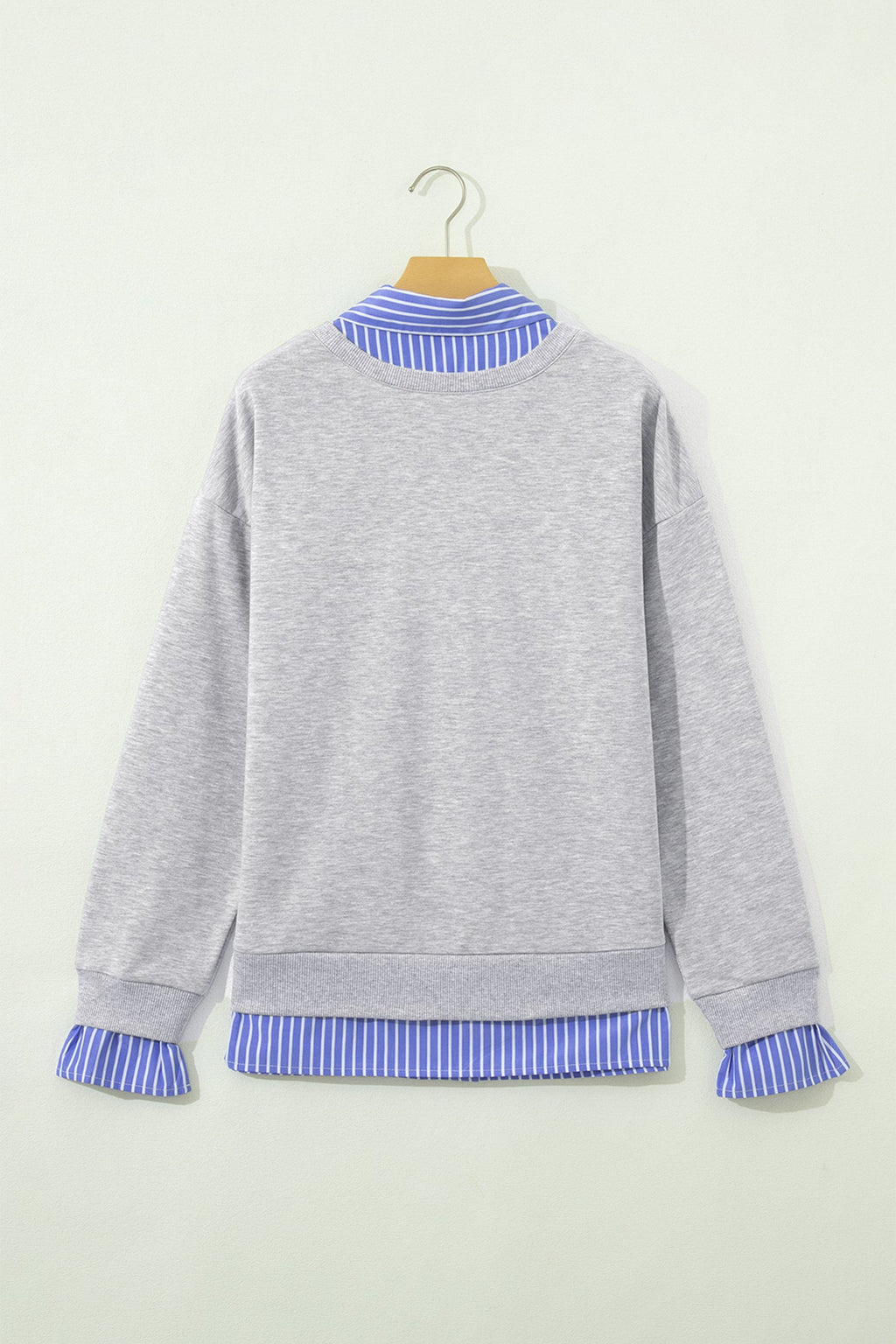 The Berkley Stripe Collared Sweatshirt