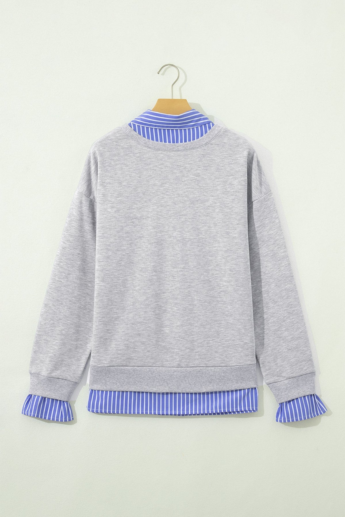 The Berkley Stripe Collared Sweatshirt