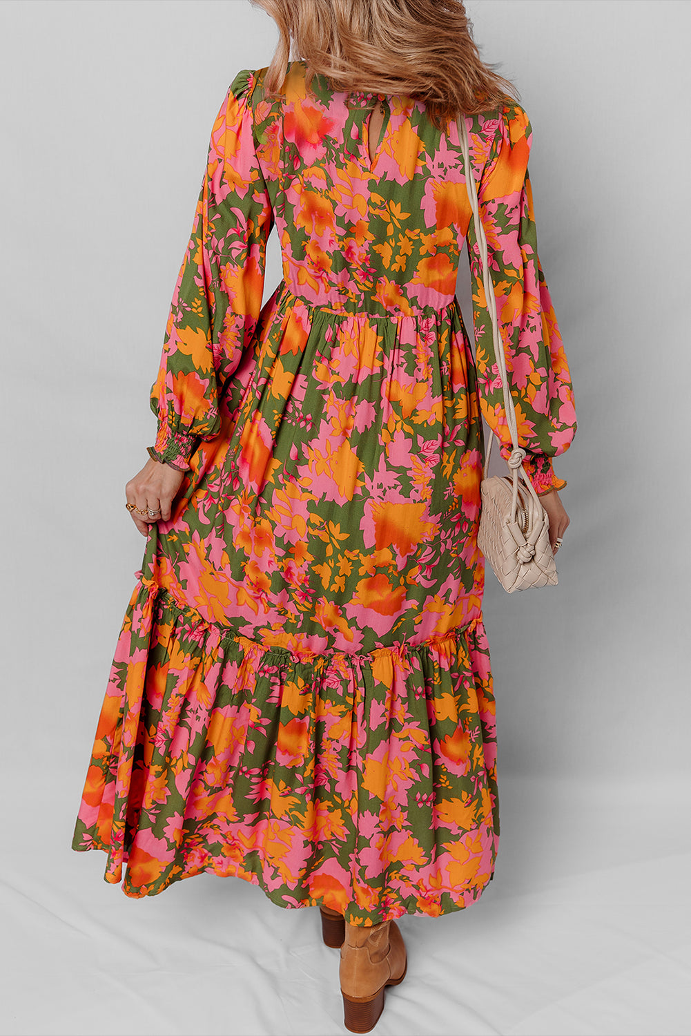 The Clementine Floral Maxi Dress