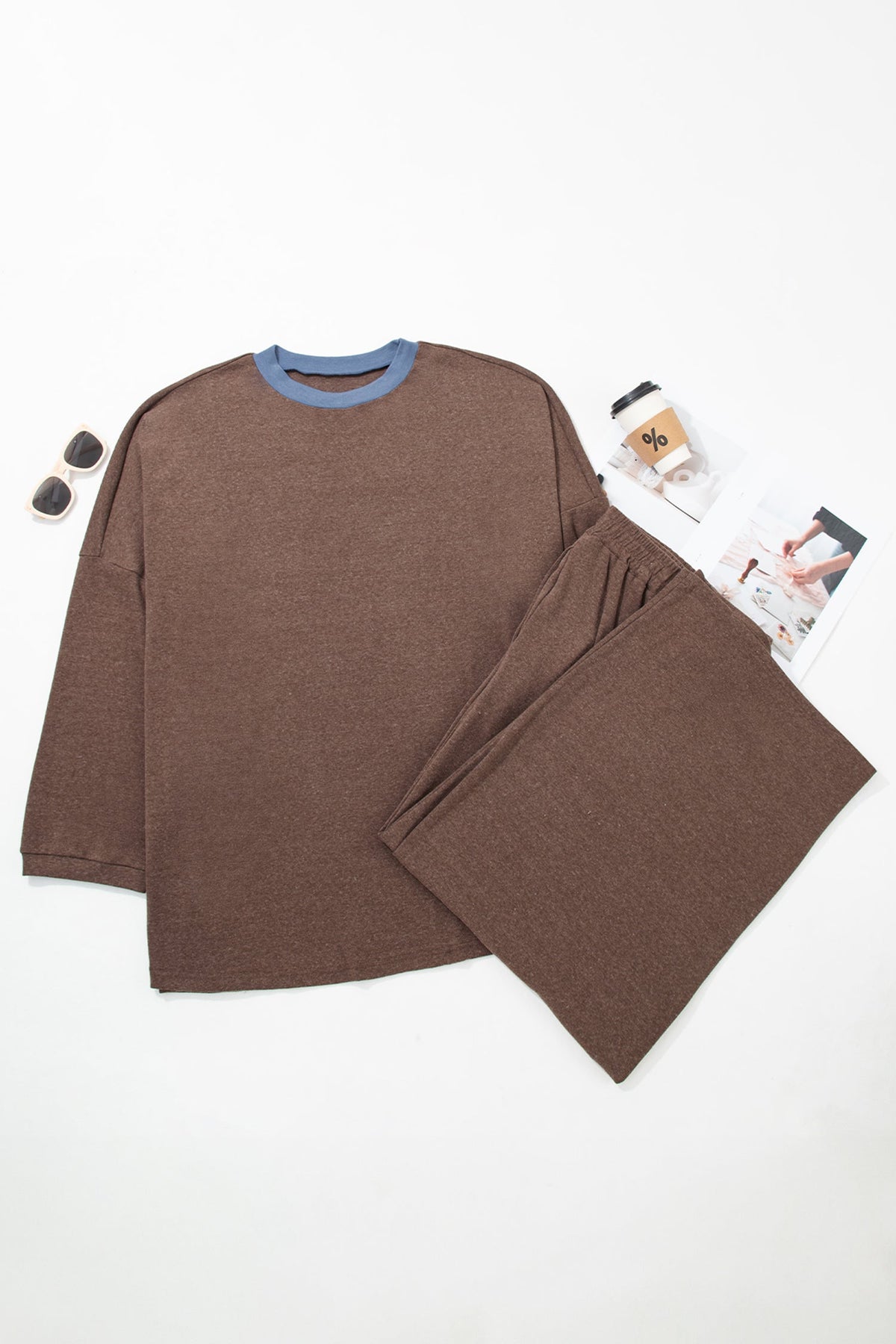 The Thea Patchwork Colorblock Lounge Set