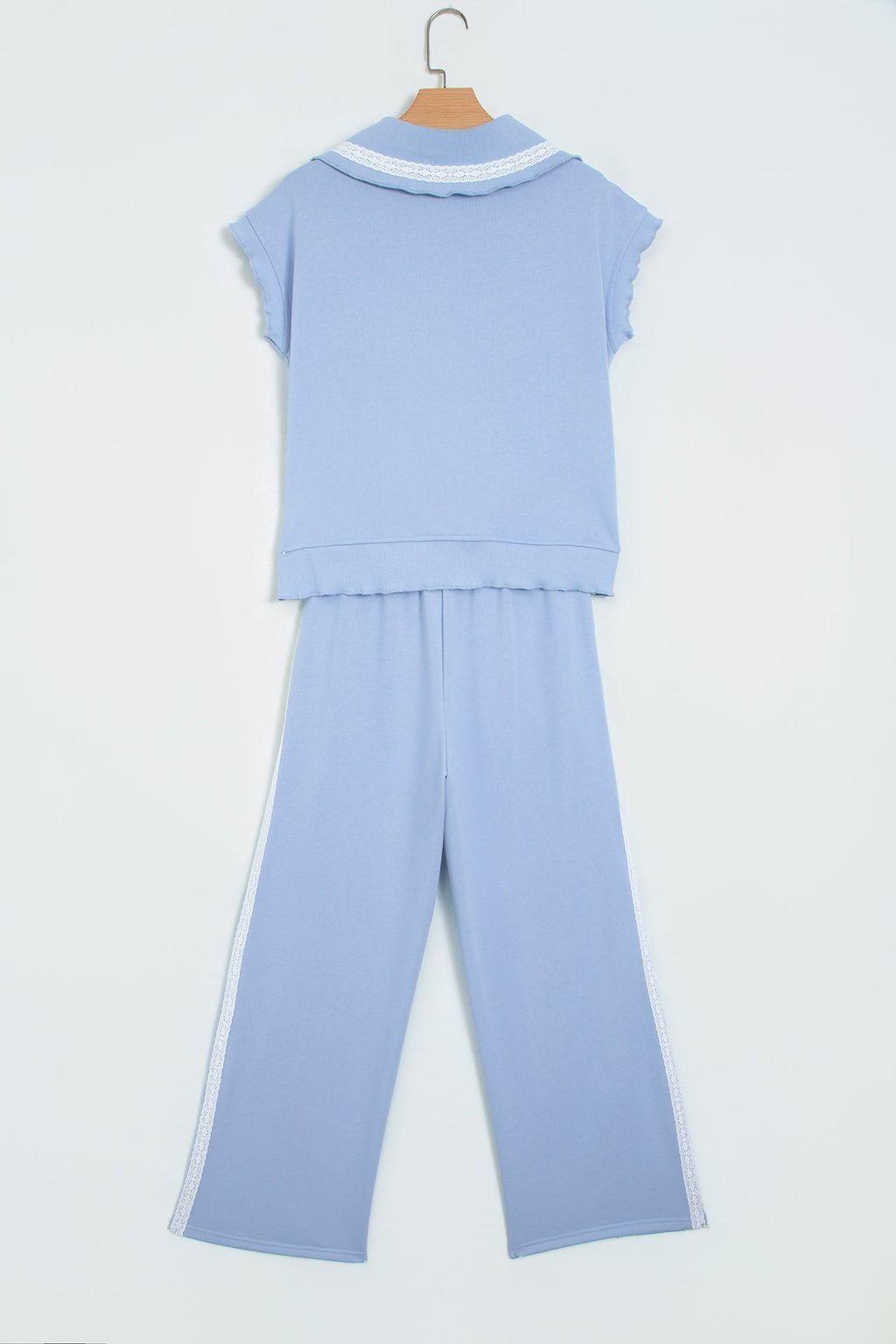 The Mavis Lace Trim Lounge Set
