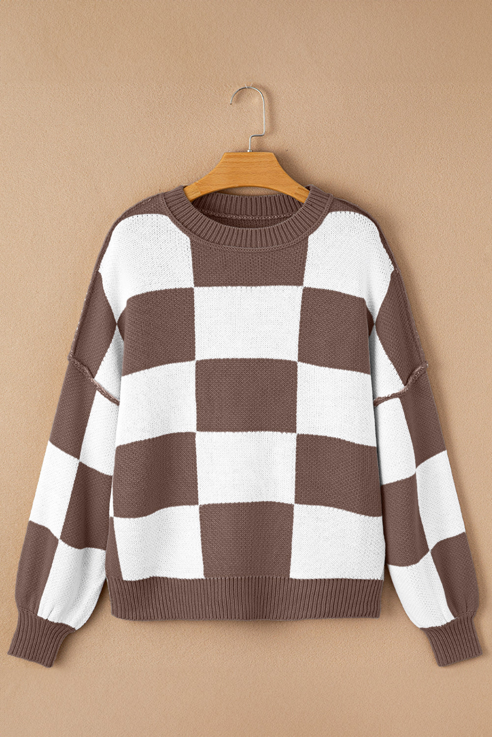 The Collins Checker Sweater
