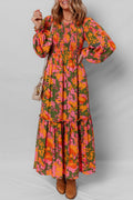 The Clementine Floral Maxi Dress