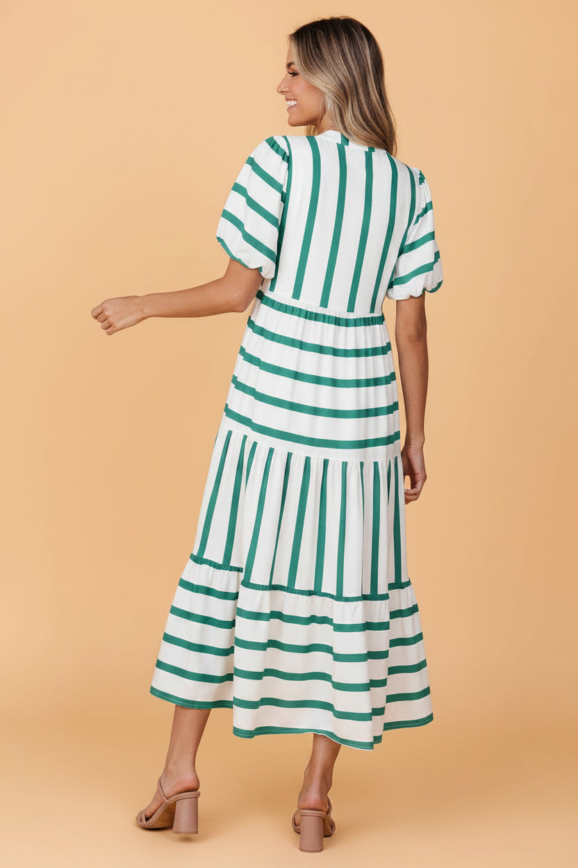 The Birdie Stripe Dress