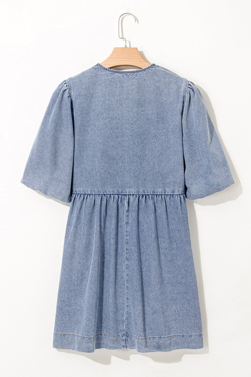 The Layla James Denim Bow Dress