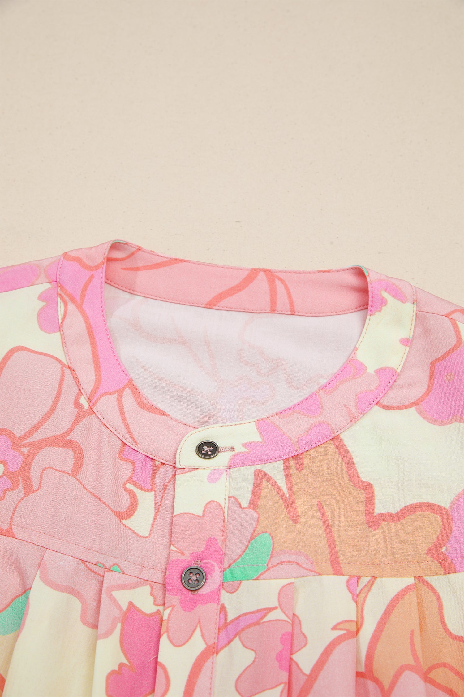 The TInsley Floral Button Down Blouse