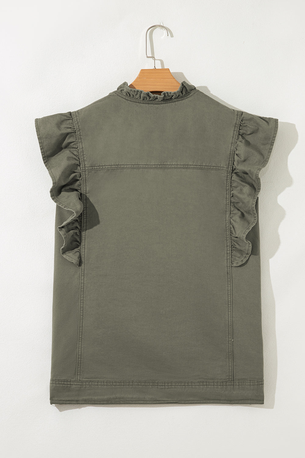 The Oakley Ruffle Sleeve Vest