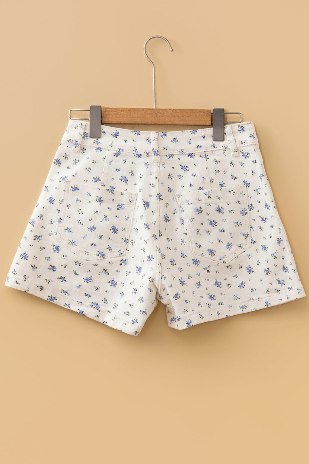 The Gracie Mae Floral Denim High Waist Shorts