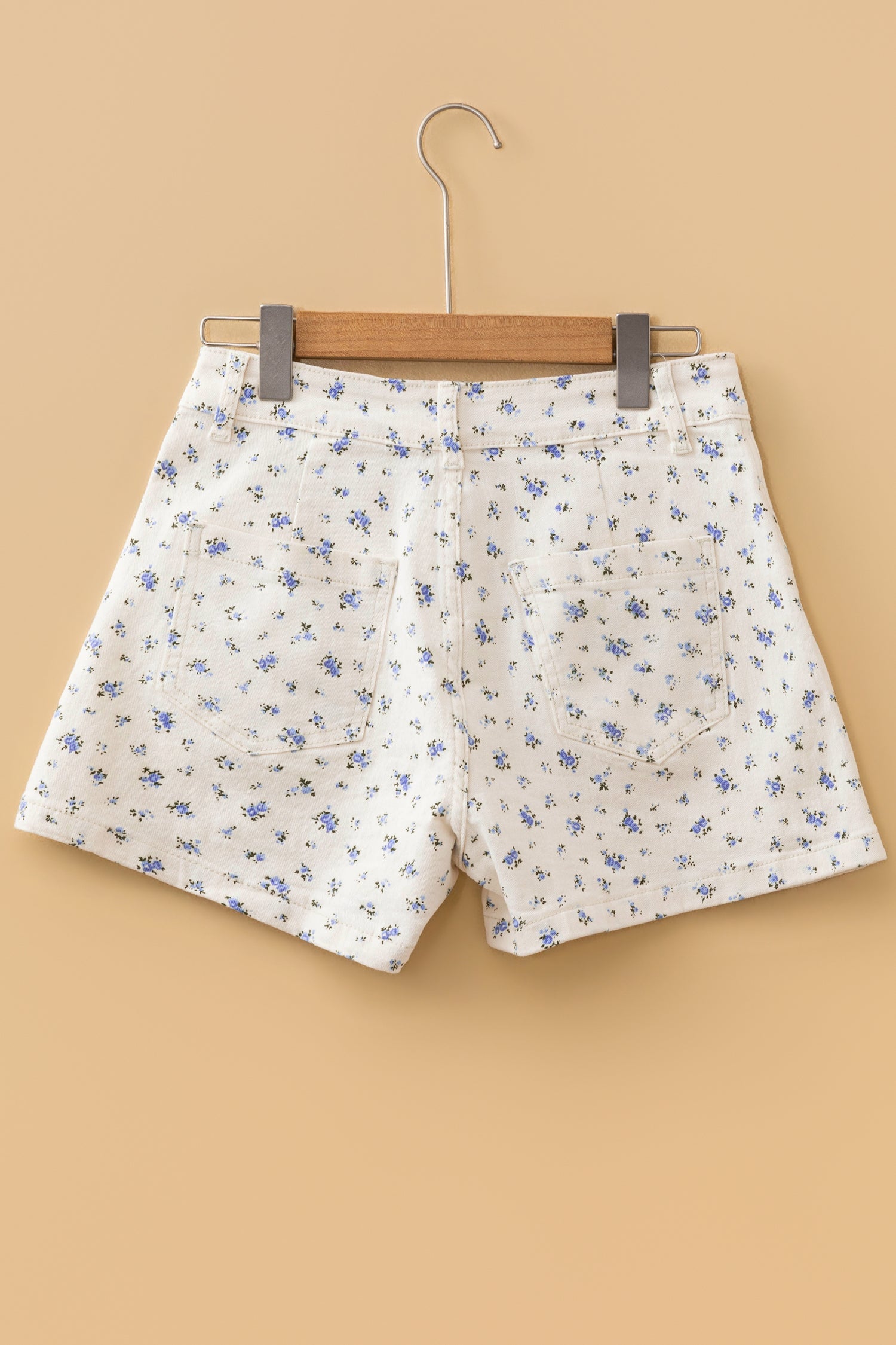 The Gracie Mae Floral Denim High Waist Shorts