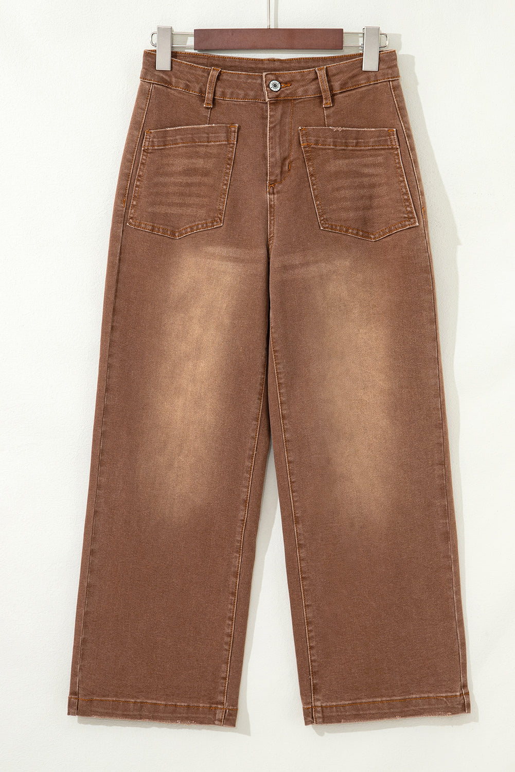 The Collins High Rise Patch Pocket Jeans